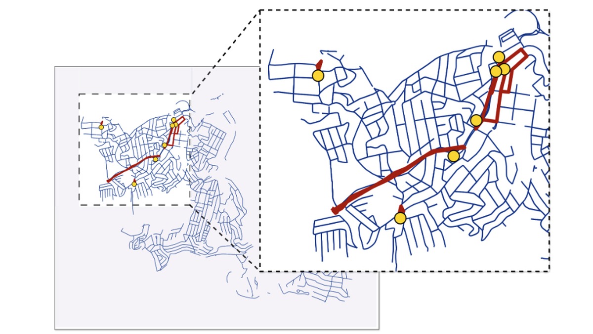 PROTECTOR preventive police patrol route diagrams